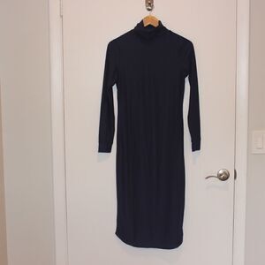 NSR Purple Turtle Neck Long Sleeve Dress Women Size XS